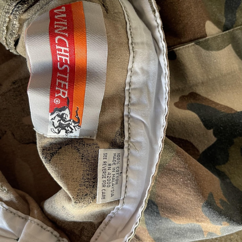 Winchester Pants Youth Large Camo Hunting Cotton Outdoor Woodland Pattern - Picture 5 of 12